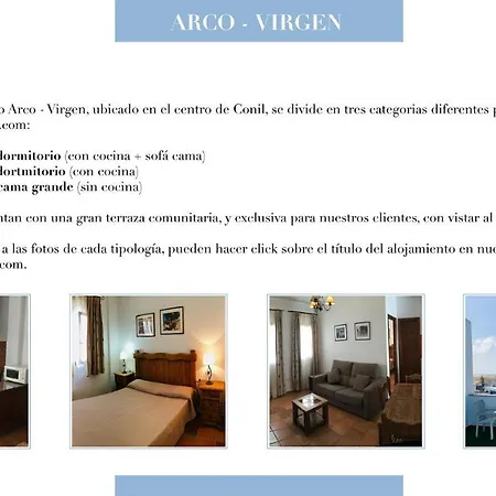 Arco - Virgen Apartamentos Y Habitacion Conil De La Frontera Exterior photo